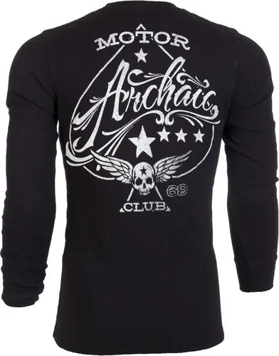 Vista 3 de Archaic by Affliction - Camisa térmica para hombre, color negro