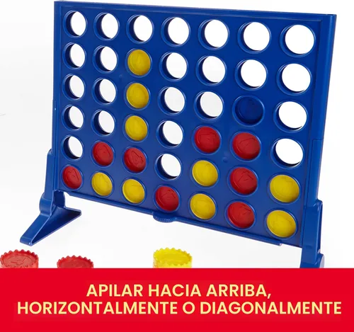 Vista 5 de Hasbro Gaming Conecta 4 Juego de mesa de estrategia para edades de 6 años en adelante (exclusivo de Amazon)