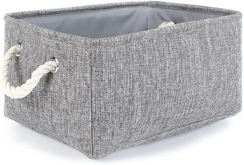 Vista 63 de TheWarmHome Contenedores de almacenamiento para estantes, tamaño mediano, 3 unidades, 13.8 pulgadas de largo x 9.8 pulgadas de ancho x 6.7 pulgadas