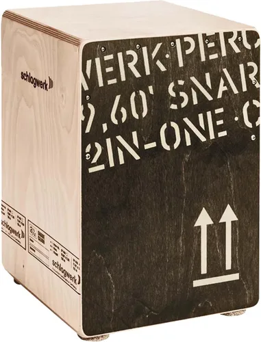 Vista 5 de Schlagwerk CP403 cajon repicador 2-en-1 – Mediano, Negro, L