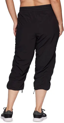 Vista 8 de RBX Pantalón capri tejido ligero con cordón para mujer, talla grande