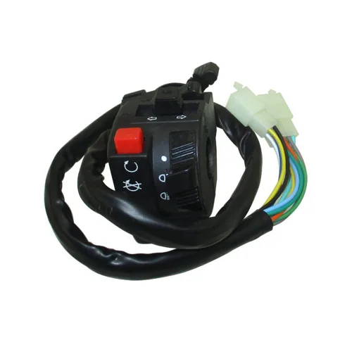 Vista 8 de Conjunto de interruptor de control de mango de 12 cables de 5 funciones con palanca de estrangulador para cuatrimoto chino de 4 ruedas ATV 110cc