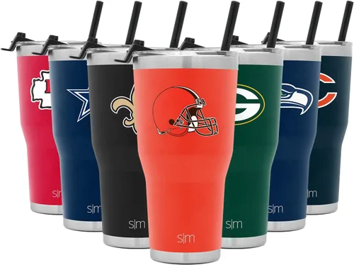 Vista 6 de Simple Modern - Vaso de 30 oz con tapa abatible y tapa con pajita