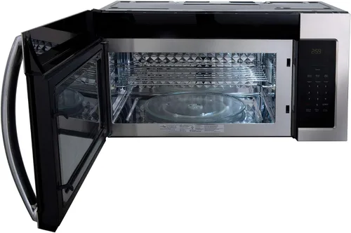 Vista 8 de RecPro Microondas para Autocaravana Sobre la Estufa de 30" Horno de Convección Acero Inoxidable 120V AC 900W Microondas para Camper