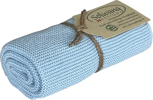 Vista 38 de Solwang 100% algodón orgánico certificado fabricado en la India Toalla de cocina/mano de diseño danés (verde ártico orgánico)