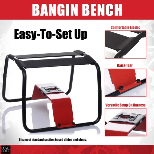 Vista 4 de LoveBotz Bangin Bench Extreme taburete para sexo 1 unidad