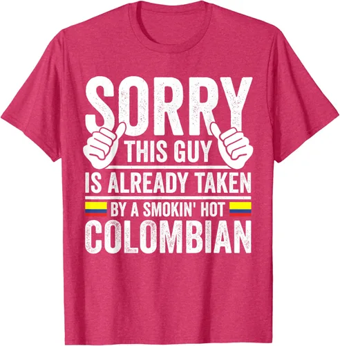 Vista 25 de Camiseta divertida de Colombia Heritage para hombre