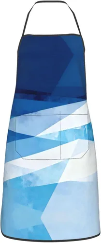 Vista 22 de Delantal de dos cachorros con bolsillos, delantales resistentes a las gotas de agua para mujeres y hombres, delantal ideal para uso doméstico
