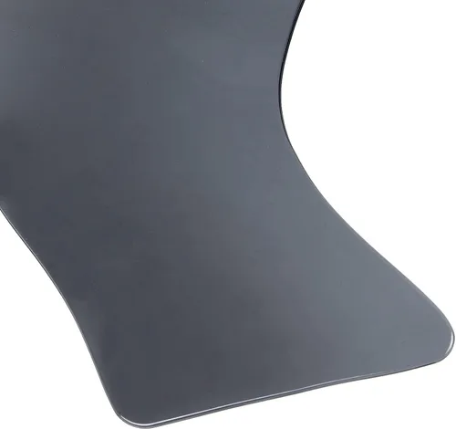 Vista 7 de Parabrisas de carenado de labio ahumado compatible con Harley Dyna Sportster Softail