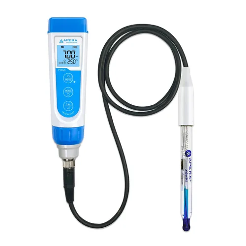 Vista 7 de Apera Instruments PH60-MS Kit de Probador de Medidor de pH Portátil con Electrodo de pH Semi-Micro LabSen 246-5 ATC para Medición de pH de Grado