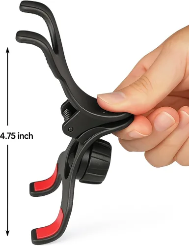 Vista 5 de AGOZ Soporte para teléfono celular, soporte de cuello de cisne, clip de abrazadera flexible para escritorio de oficina, cama, iPhone 17 Pro Max