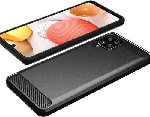 Vista 4 de Osophter Para Galaxy A42 5G Case Samsung M42 5G Caso Absorción de Golpes Flexible TPU Caucho Protector Teléfono Celular Cubierta para Samsung Galaxy