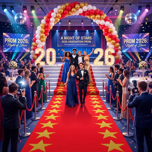Vista 7 de Woanger - Alfombra de plástico roja para fiesta, 3.3 x 29 pies, clásico