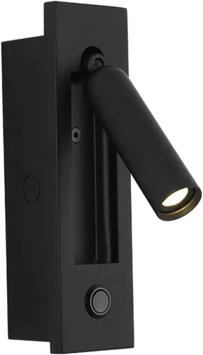 Vista 7 de Lámpara LED para dormitorio, lámpara de pared para cabecero, luz de lectura de mesita de noche, lámparas de pared con interruptor de pulsador