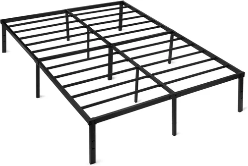Vista 10 de Amazon Basics Base de cama de metal, plataforma no plegable, fácil montaje, individual, 39 pulgadas de ancho x 75 pulgadas de largo x 14 pulgadas