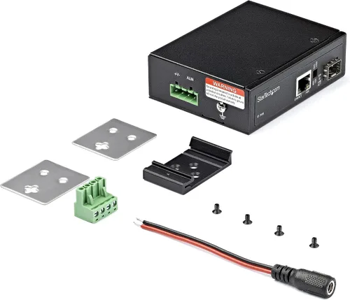 Vista 5 de StarTech PoE+ - Convertidor de medios de fibra industrial a Ethernet