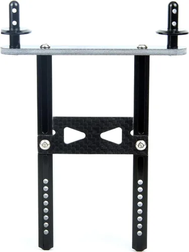 Vista 5 de LCX Racing 1/10th RC Crawler Car Aluminio y fibra de carbono Poste de montaje de cuerpo trasero para Traxxas TRX4, actualizaciones de piezas