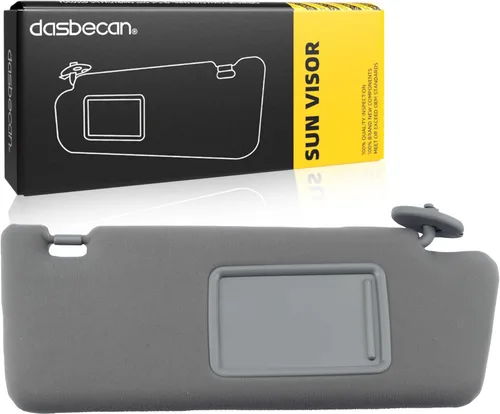 Vista 9 de Dasbecan - Visera solar para el lado izquierdo del conductor compatible con Toyota Tacoma 2005, 2006, 2007, 2008, 2009, 2010, 2011, 2012, 2013 Beige