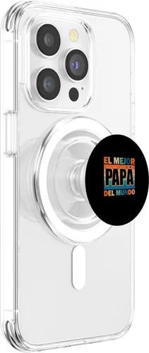 Vista 3 de El Mejor Papá Del Mundo Para Dia Del Padre Father's Day PopSockets MagSafe PopGrip for iPhone