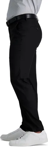 Vista 2 de Kenneth Cole Reaction Pantalón de vestir ajustado de rendimiento sólido para hombre Negro