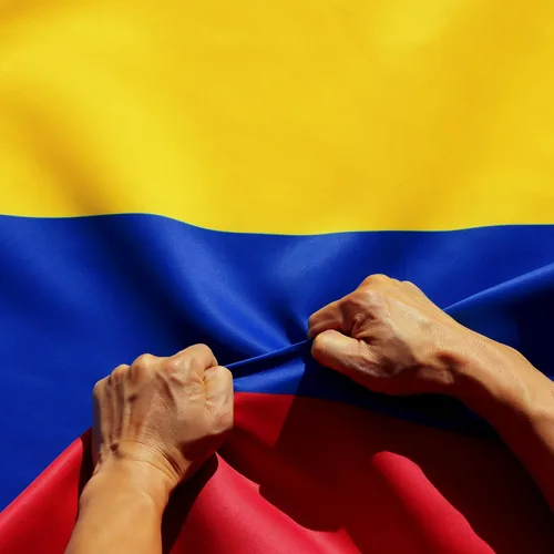 Vista 8 de Anley Fly Breeze - Bandera de Colombia de 3 x 5 pies, color vivo y a prueba de decoloración, cabecera de lona y doble costura, banderas nacionales