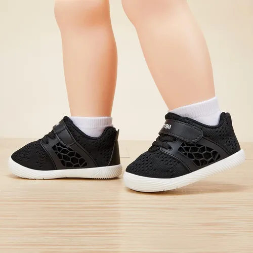 Vista 2 de BMCiTYBM Zapatos para caminar de malla transpirable para bebés, niños y niñas, ligeros, antideslizantes, para primeros pasos, 6, 9, 12, 18, 24 meses
