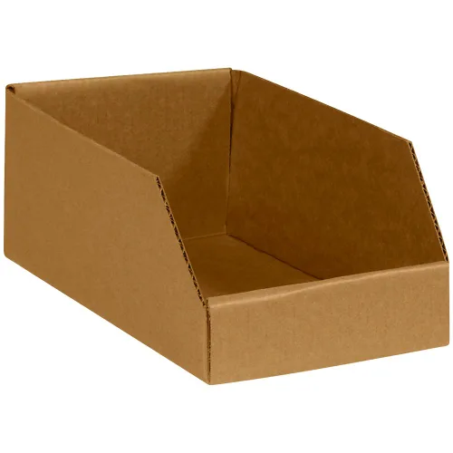 Vista 5 de Box USA Contenedores de almacenamiento medianos de 2 pulgadas de largo x 12 pulgadas de ancho x 4 1/2 pulgadas de alto, paquete de 50 unidades, caja