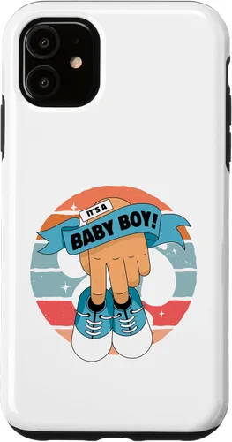 Vista 8 de It's a boy, Pregnancy, New Parents, Gender Reveal Newborn Case for iPhone XR