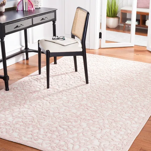 Vista 5 de SAFAVIEH Trace Collection - Alfombra decorativa de 2 x 3 pies, marrón y marfil, lana hecha a mano, ideal para zonas de alto tráfico en entrada, sala