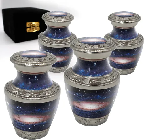 Vista 31 de Aurora Borealis Urna de cremación para cenizas para adultos, hombres y mujeres, Urnas de cremación personalizadas para cenizas humanas, urnas