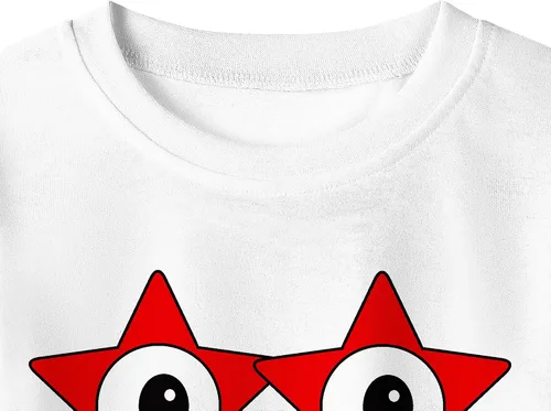 Vista 3 de KG PINK Camiseta de disfraz de números para niños y niñas, camiseta de dibujos animados casual para uso diario, camiseta para 3-8 años
