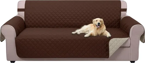 Vista 56 de U-NICE HOME Funda para sillón reclinable, reversible, con correas elásticas, resistente al agua, protege de perros y mascotas, sillón pequeño