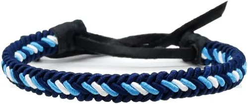 Vista 7 de BDM Pulsera de tela para hombre y mujer con la bandera de Argentina, pulsera ajustable a diferentes tamaños