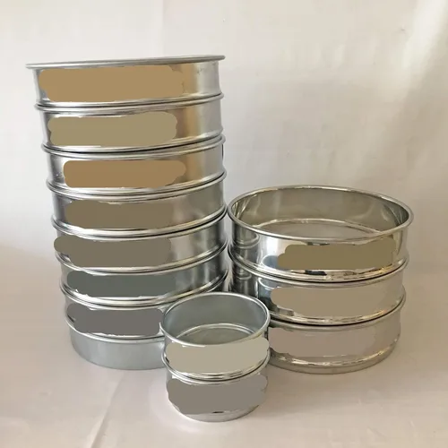 Vista 4 de Economy Test Sieve - 8" Diameter, 304 Stainless Steel Wire Cloth, 400 Mesh, Durable & Smooth Edges 1pcs(325mesh 0.045mm)