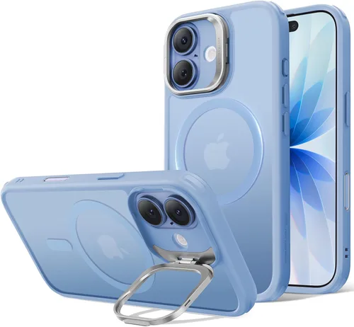 Vista 30 de ESR Funda para iPhone Air con soporte de almacenamiento, compatible con MagSafe, protección contra caídas de grado militar, funda magnética