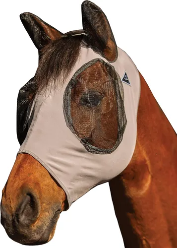 Vista 11 de Professional's Choice Máscara de mosca de ajuste cómodo Material suave y elástico La malla alrededor de los ojos y las orejas permite una visión