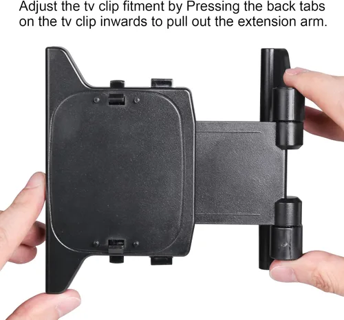 Vista 4 de TV Mount Clip Negro Kinect SensorSoporte ajustable