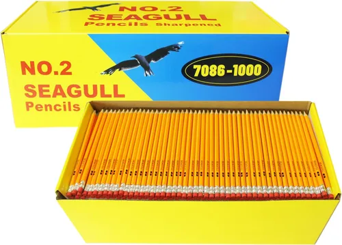 Vista 9 de Lápices con punta n.º 2 144/box, 12 cajas de 12 lápices con goma de borrar mejorados 1