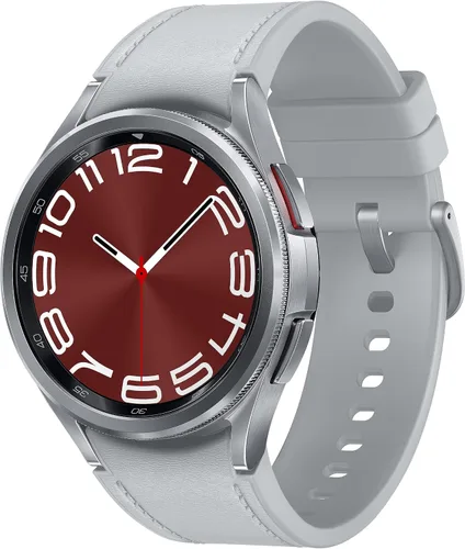 Vista 10 de Samsung Galaxy Watch 6 Classic 43mm - Reloj inteligente Bluetooth, bisel giratorio, rastreador de fitness, zonas de frecuencia cardíaca
