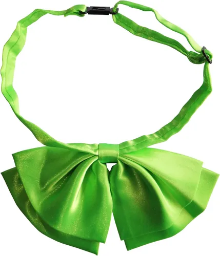 Vista 6 de Linda corbata de seda ajustable para mujer, semicírculo, corbata preatada para uniforme japonés, San Valentín, cosplay, fiesta B13, talla única