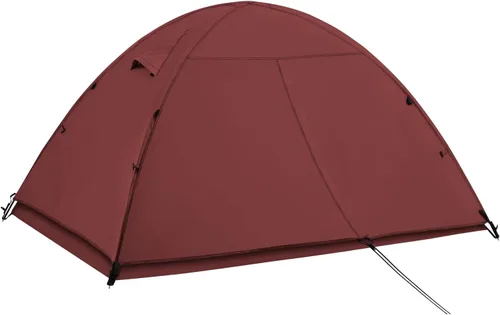 Vista 12 de Tienda de campaña domo ultraligera de doble capa impermeable para 2/4 personas de 4 estaciones para mochileros – Configuración fácil,