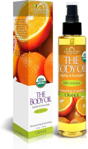 Vista 9 de US Organic Aceite corporal romántica sexy de rosa búlgara, aceite de jojoba y argán con vitamina E, orgánico certificado por USDA, sin alcohol