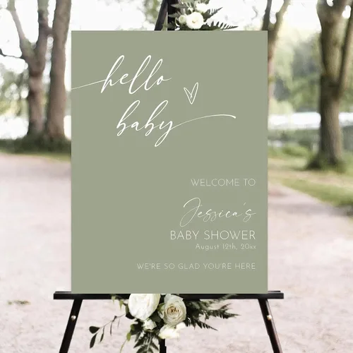 Vista 10 de Letrero de bienvenida para baby shower, cartel de bienvenida floral para baby shower, cartel de bienvenida floral rosa, cartel de bienvenida floral