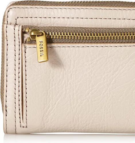 Vista 3 de Fossil Cartera plegable multifunción de cuero Logan para mujer
