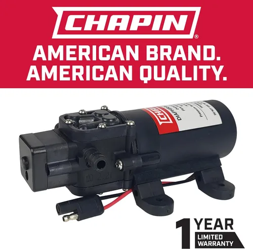 Vista 5 de Bomba de diafragma CHAPIN 12V con rendimiento autocebante Sellos resistentes a productos químicos para herbicidas, fertilizantes y rociado duro