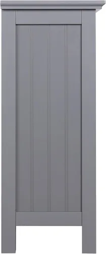 Vista 7 de eHemco Estantería de 2 niveles con 2 soportes arqueados, 29 pulgadas, gris