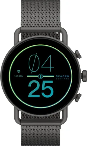 Vista 2 de Skagen Reloj inteligente con pantalla táctil Gen 6 con Alexa integrado, altavoz, frecuencia cardíaca, oxígeno en sangre, GPS, pagos sin contacto