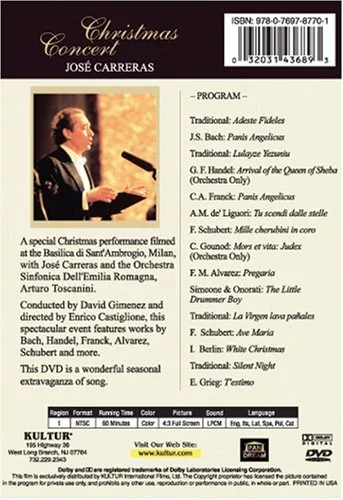 Vista 2 de Jose Carreras - Christmas Concert