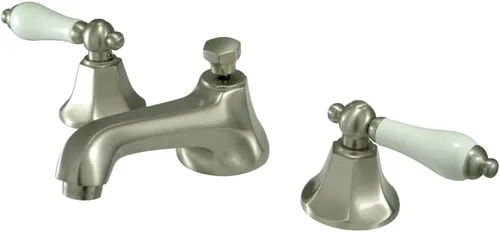 Vista 4 de Kingston Brass KS4467PL Grifo de baño extendido de 8 pulgadas, latón cepillado