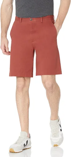 Vista 9 de Amazon Essentials - Pantalón corto chino de ajuste clásico de 9 pulgadas para hombre
